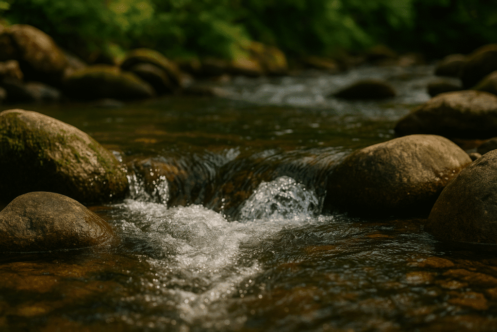 Stream of Spring water